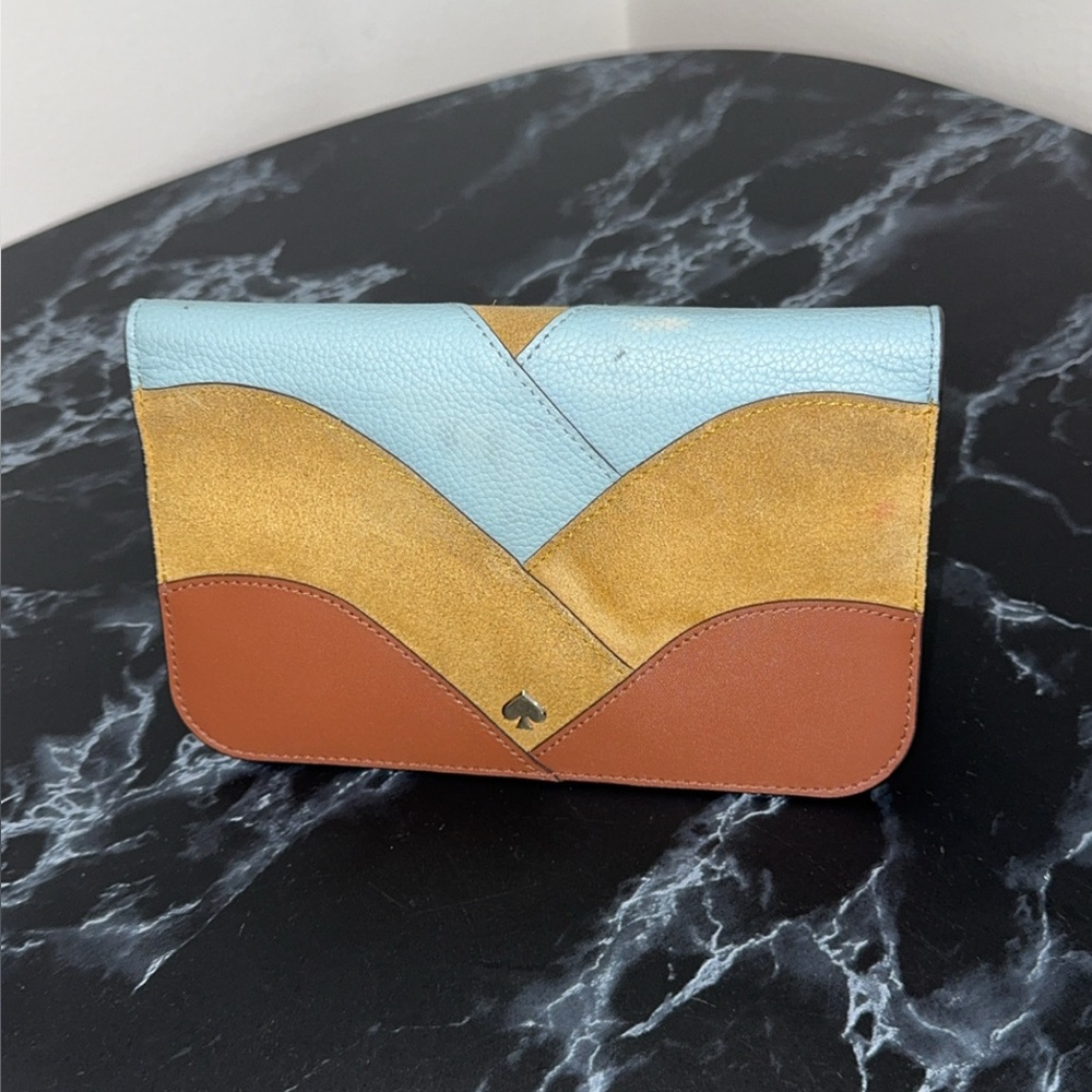 KATE SPADE Nadine Patchwork MED Clutch Wallet AUTHENTIC - Picture 4 of 13
